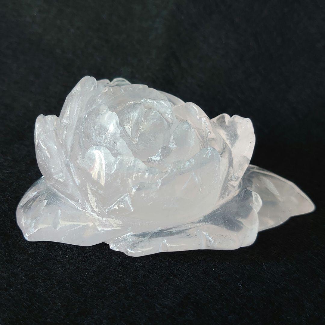 ローズクォーツ薔薇　玄関　リビング　寝室に　素敵な逸品