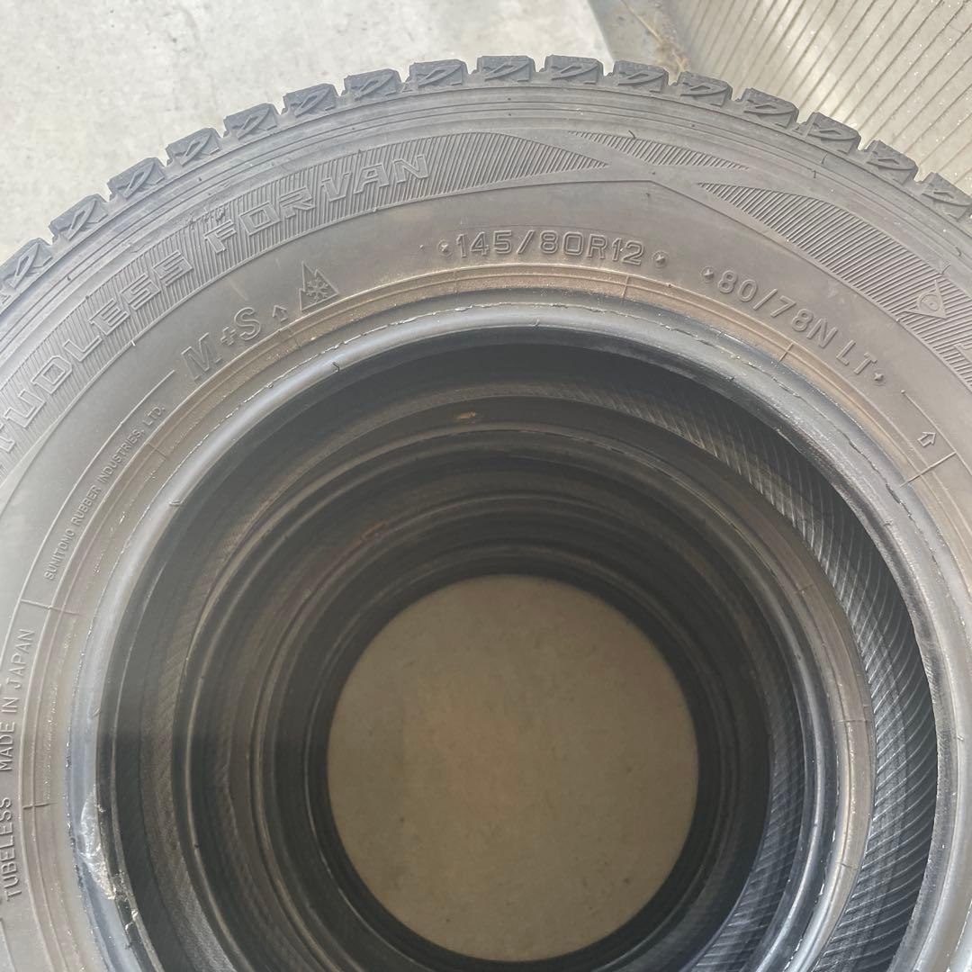 Ai　ウインターマックス 145/80R12 LT 21年製　4本送料込み
