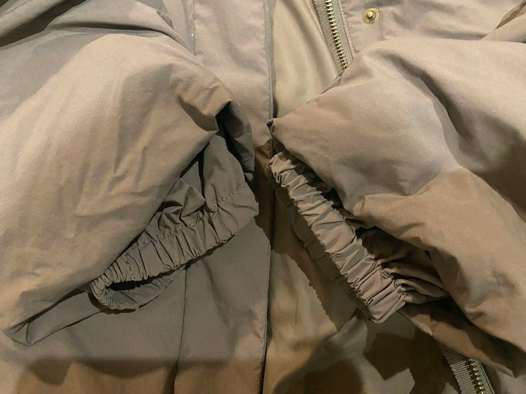 INDIVI ステッチレス ショートダウンコート【撥水／洗える／デザイン衿】