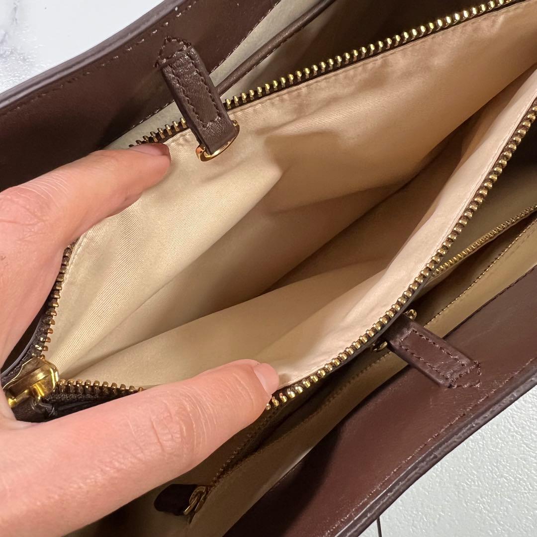 未使用級 ローレンラルフローレン Marcy サッチェル 2wayショルダー