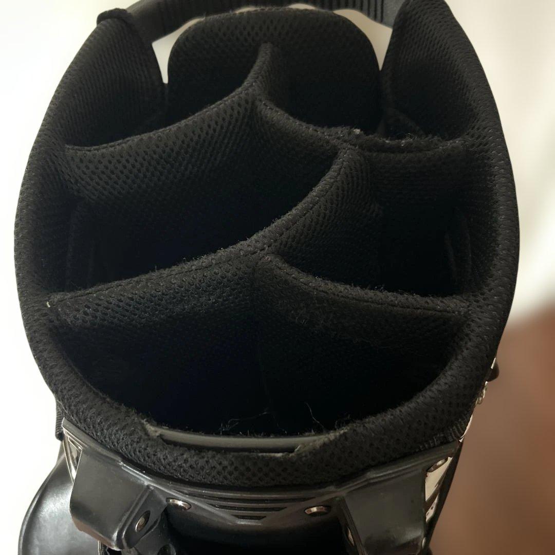 PEARLY GATES キャディバッグ ブラック/ホワイト