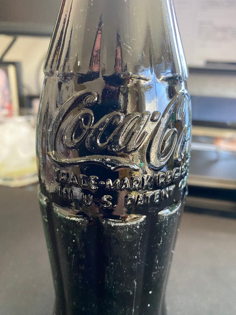 【未開栓!】ヴィンテージ コカコーラ1956年エンボス加工US製CocaCola