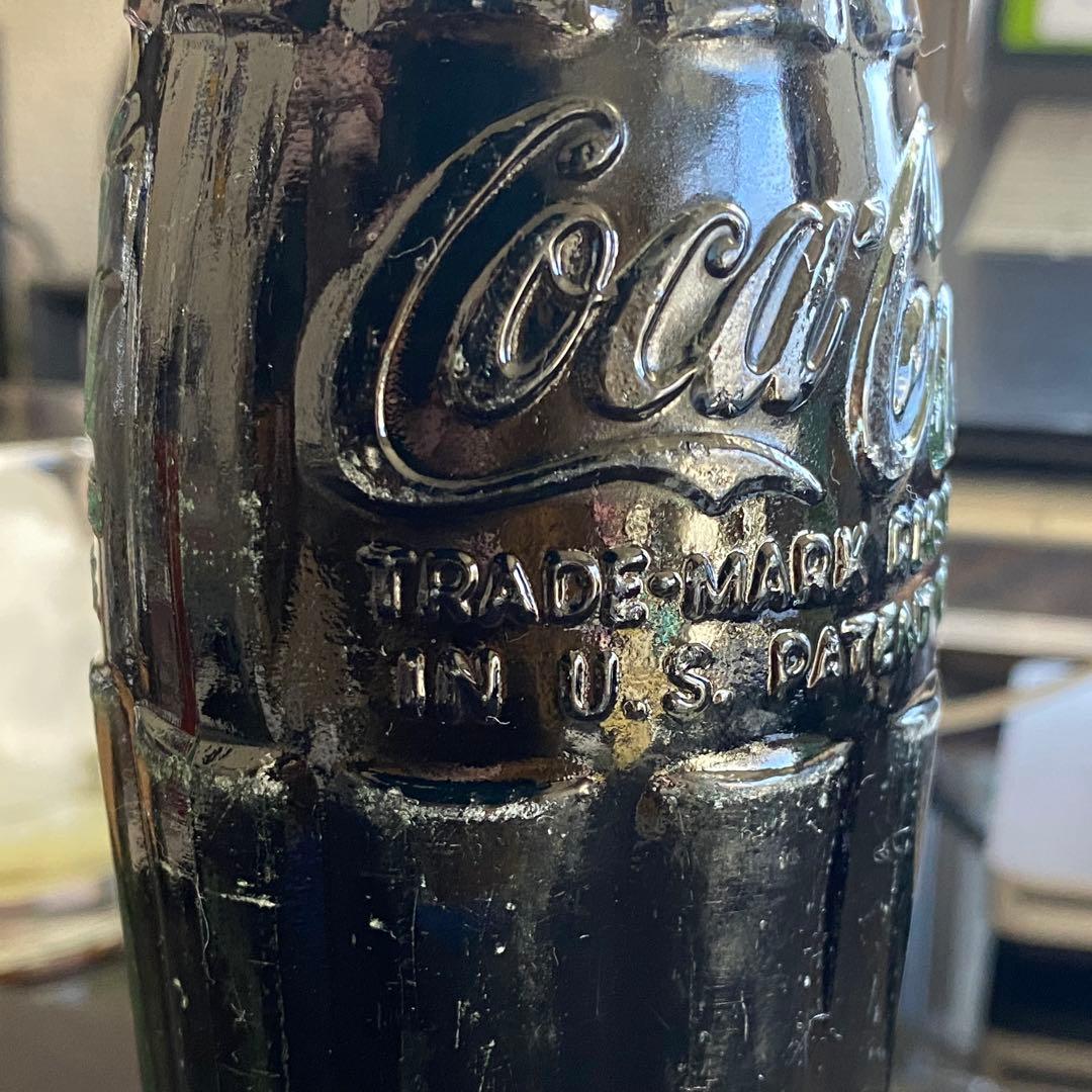 【未開栓!】ヴィンテージ コカコーラ1956年エンボス加工US製CocaCola