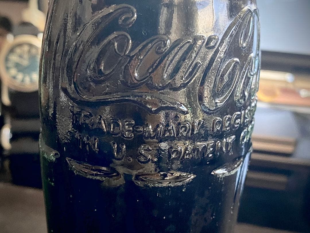 【未開栓!】ヴィンテージ コカコーラ1956年エンボス加工US製CocaCola