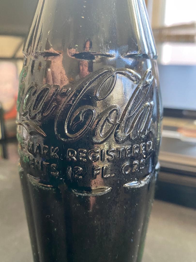 【未開栓!】ヴィンテージ コカコーラ1956年エンボス加工US製CocaCola