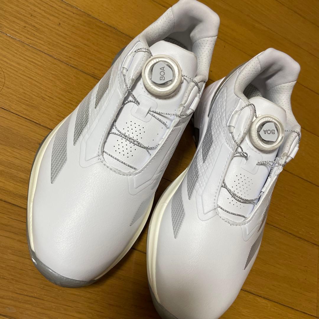 め*ま様 新作アディダス アディゼロ ZG ロウ ボア スパイクレス ゴルフシュ