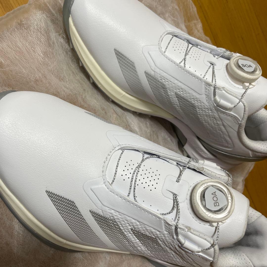 め*ま様 新作アディダス アディゼロ ZG ロウ ボア スパイクレス ゴルフシュ