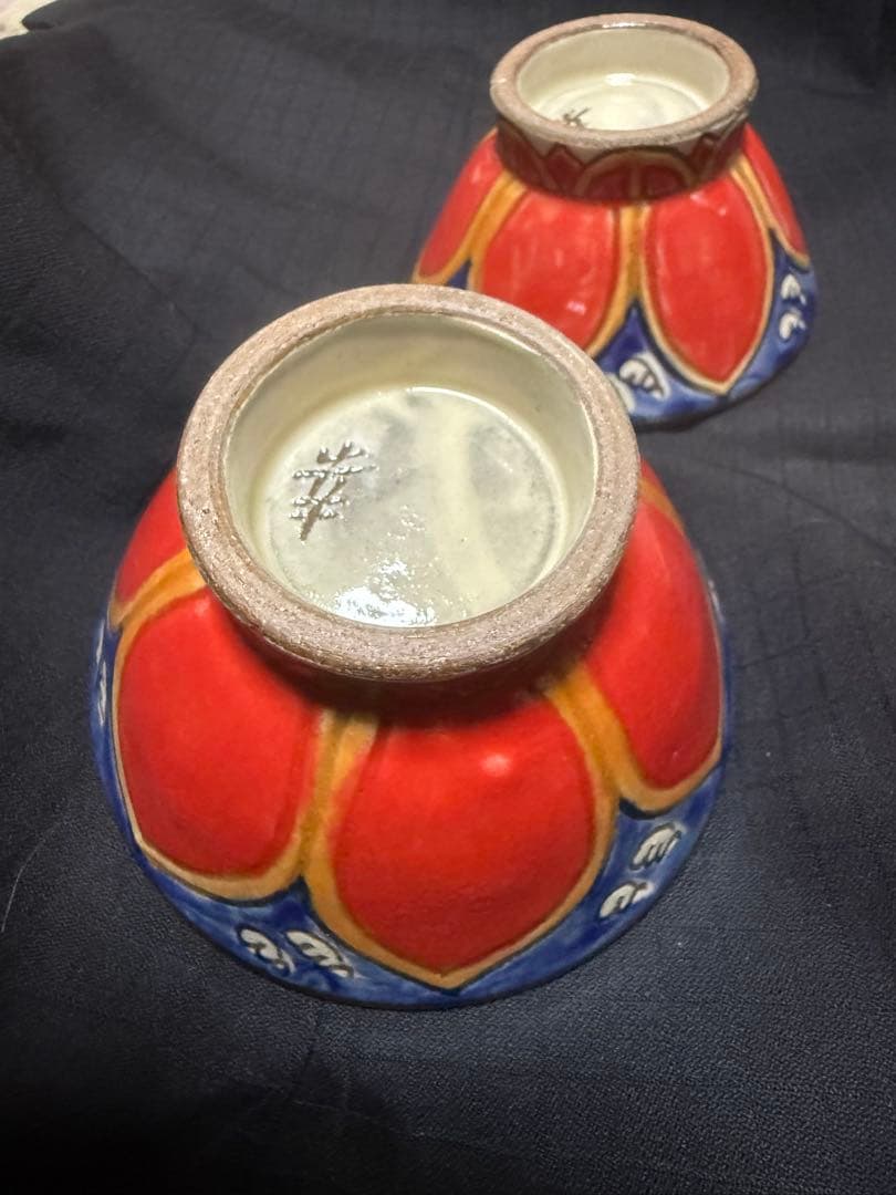 やちむん　花笠マカイ　中小2個セット