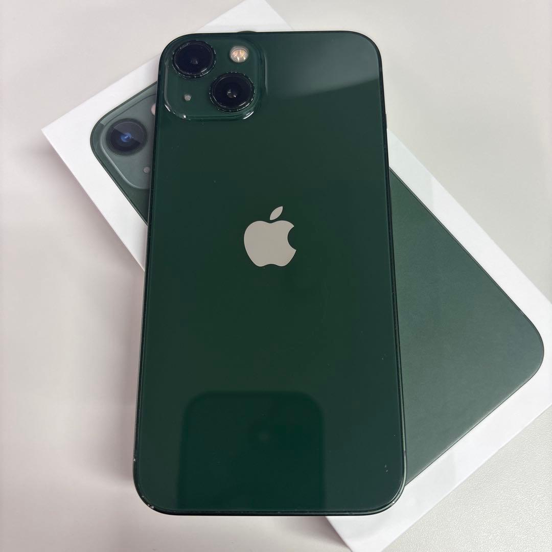 iPhone 13 256GB グリーン SIMフリー 極美品