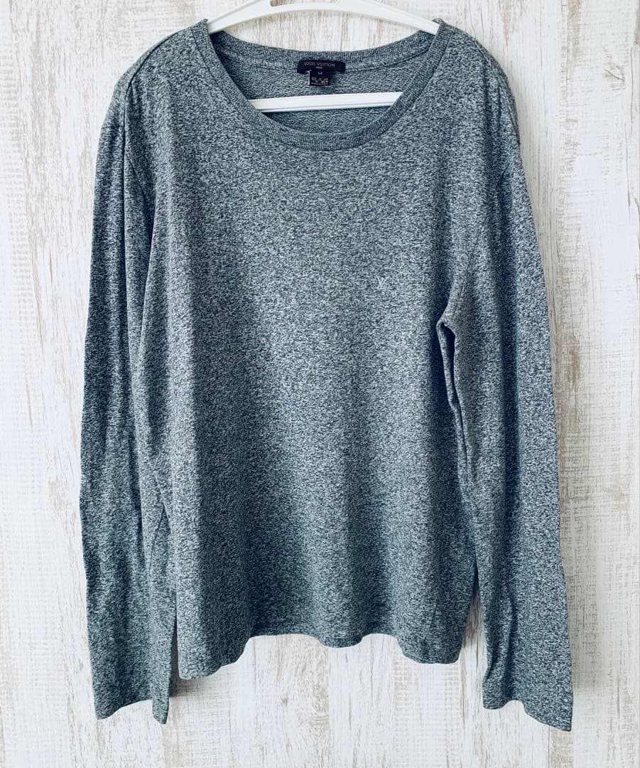 LOUIS VUITTON ルイヴィトン ロンT 刺繍付き 長袖 Tシャツ