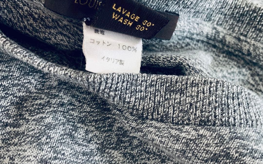 LOUIS VUITTON ルイヴィトン ロンT 刺繍付き 長袖 Tシャツ