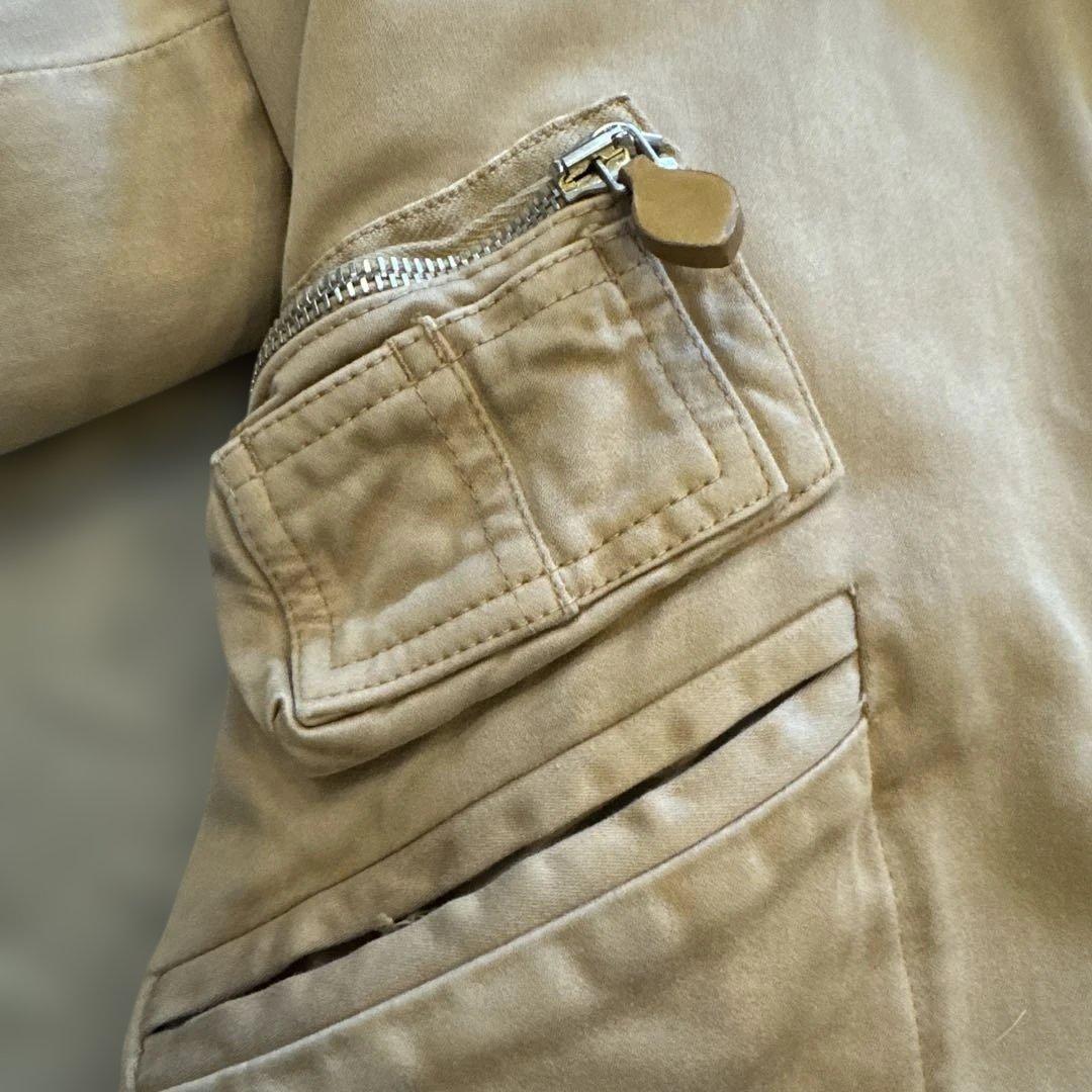 シェルビーノ　3way チンチラファージャケット　Lサイズ