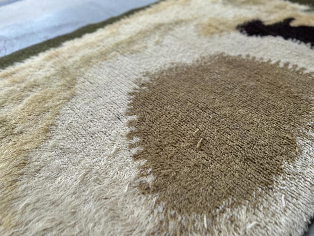 【80's Vintage rug】155×91cm　ブルガリア産　ファーラグ