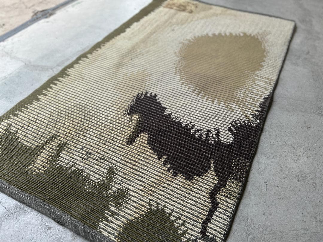 【80's Vintage rug】155×91cm　ブルガリア産　ファーラグ