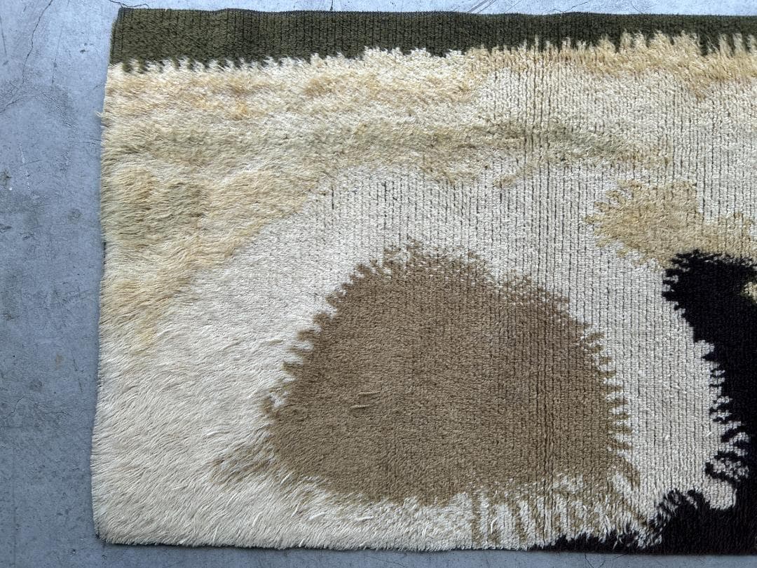 【80's Vintage rug】155×91cm　ブルガリア産　ファーラグ