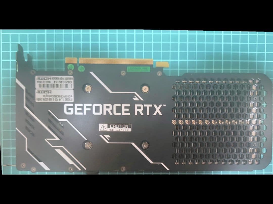 グラフィックボード・グラボ・ビデオカード GeForce RTX 3060 Ti LHR 8GB GDDR6 256bit