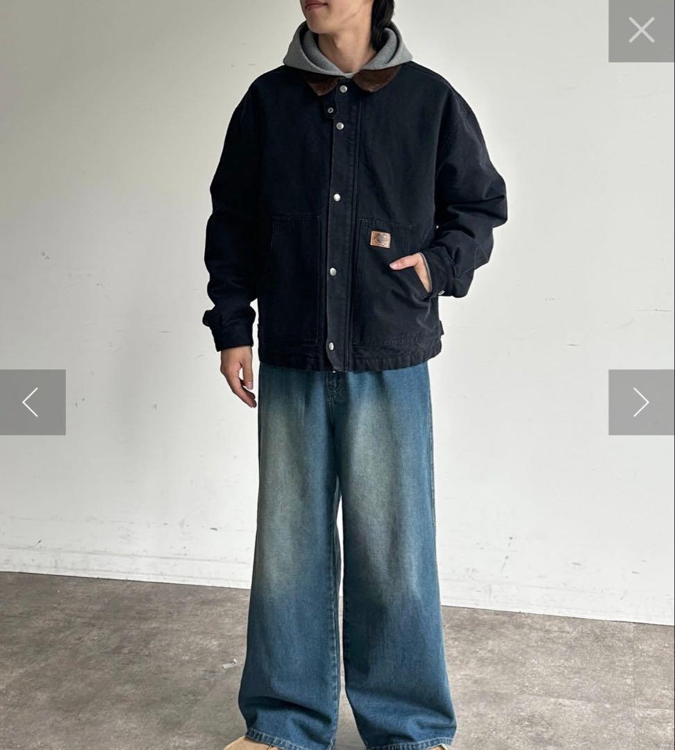 CPCM ブラック コットンジャケット L