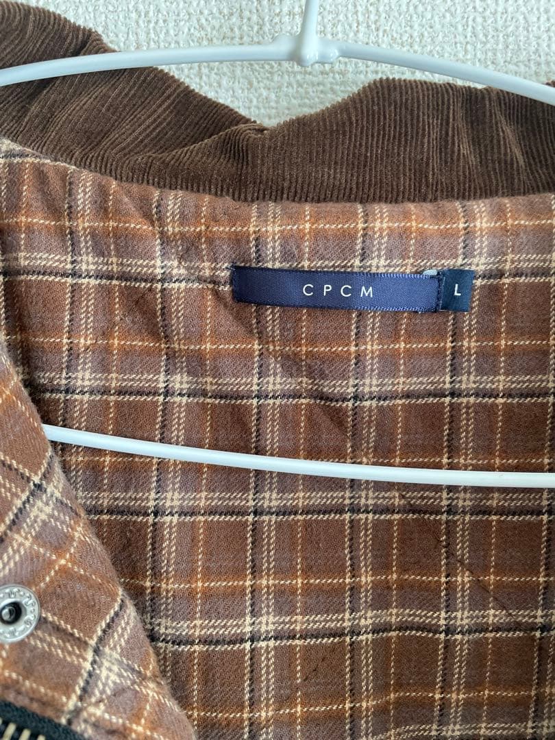 CPCM ブラック コットンジャケット L