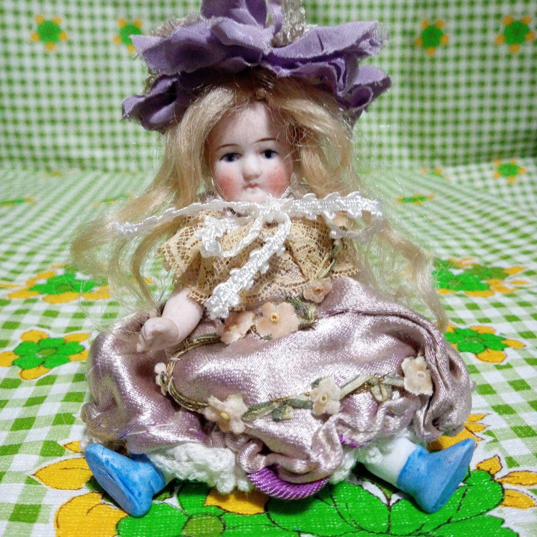 アンティークビスクドールミニョネット