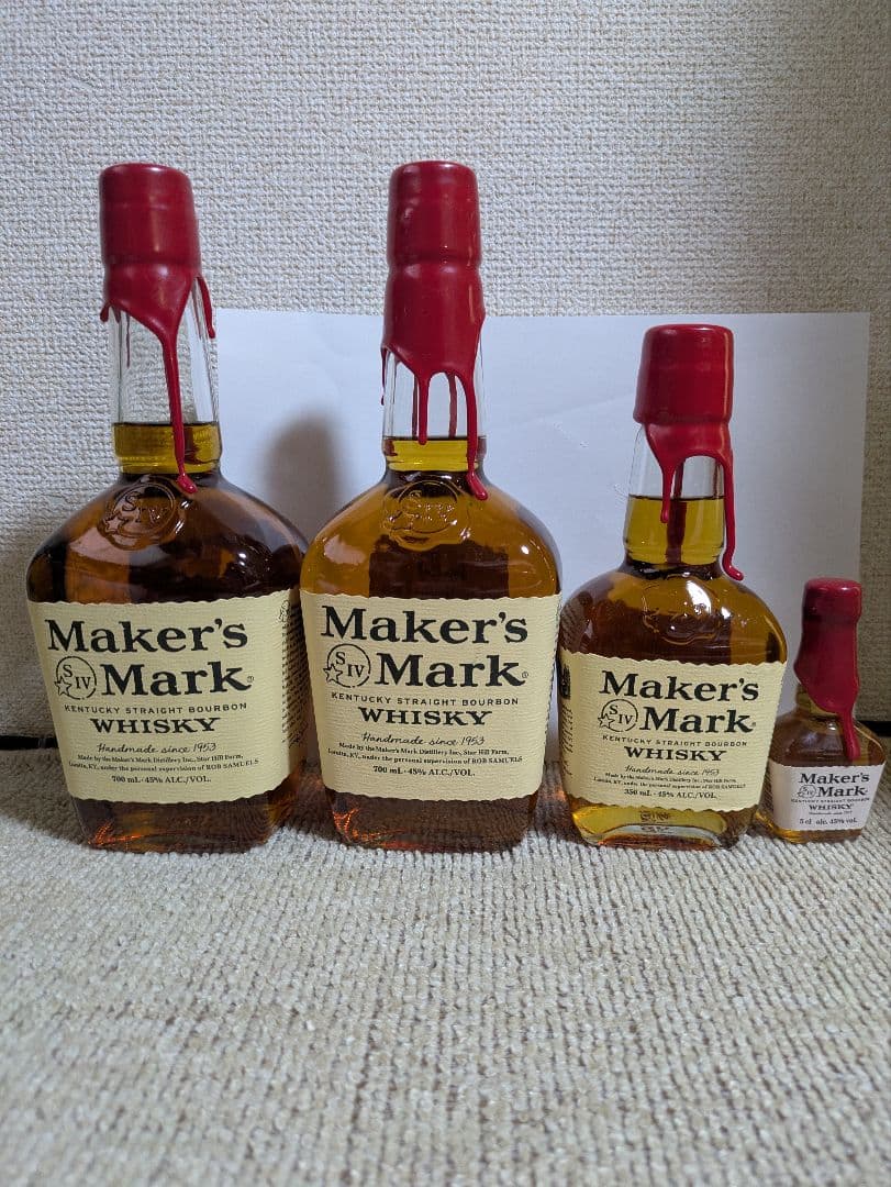 メーカーズマーク　Maker's Mark ウイスキー 45%　セット