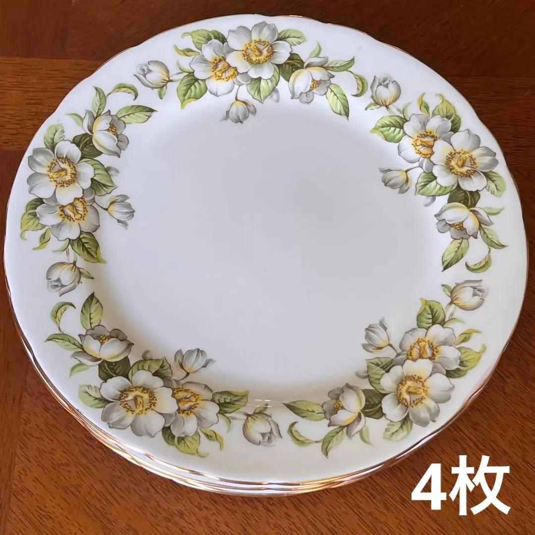 【レア美品】エインズレイ★Almond Blossom★デザート皿　4枚