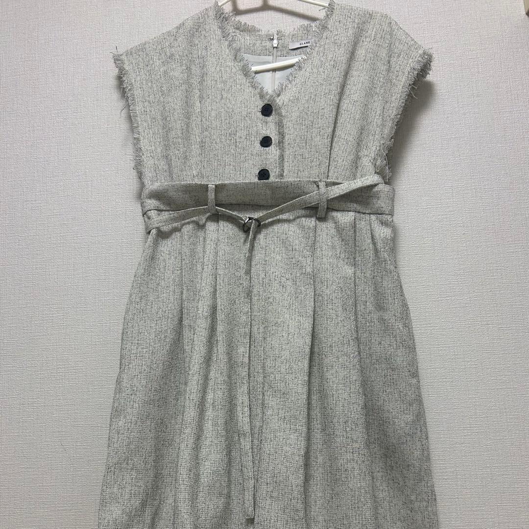 TWEED FRINGE ALL IN ONE CLANE クラネ