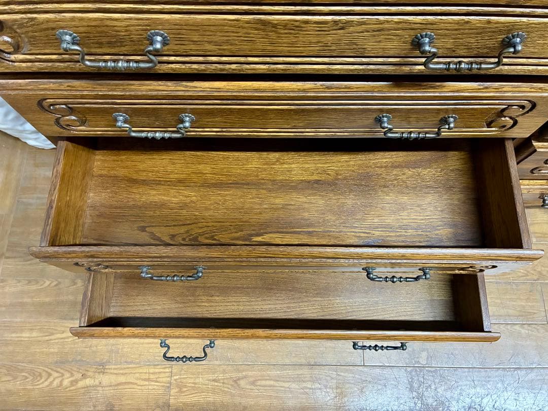 kawa☆管389☆ルーマニア製☆三越ブルージュ☆4段チェスト