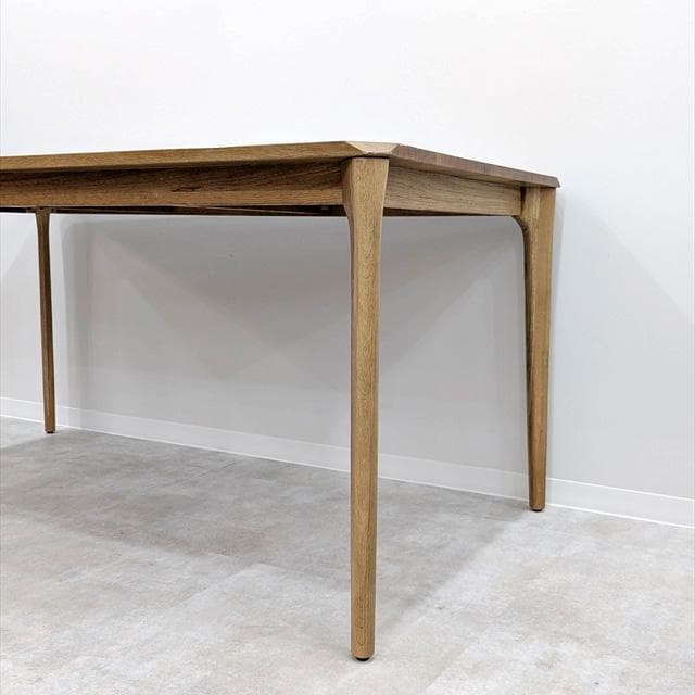 天然木オーク材ダイニングテーブル（4人用）