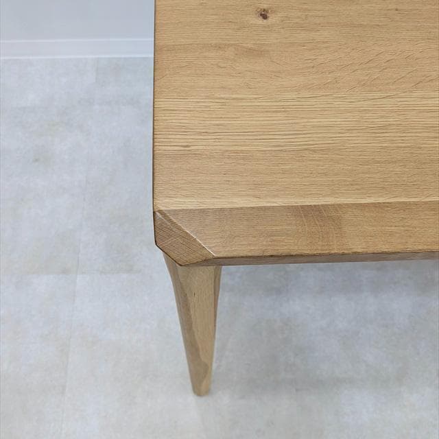 天然木オーク材ダイニングテーブル（4人用）