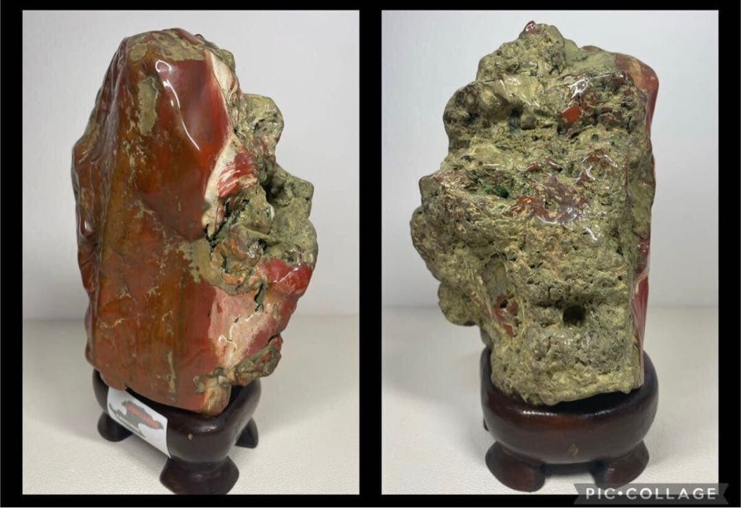 佐渡石 佐渡錦紅石 赤石 骨董 美石 インテリア