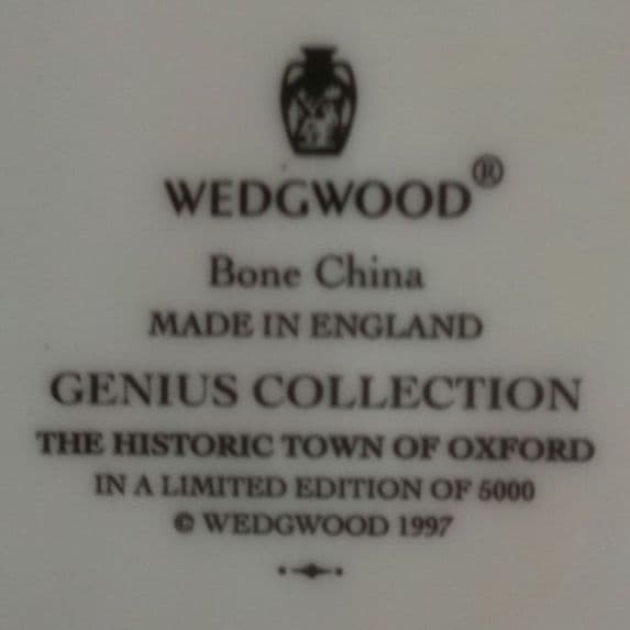 【未使用・限定品】ウェッジウッド ヒストリックタウン オブ OXFORD
