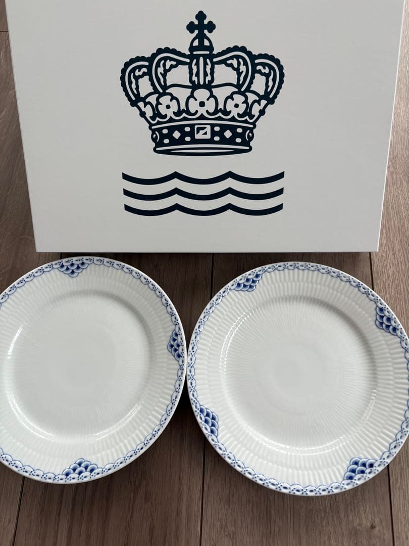 ロイヤルコペンハーゲン プリンセス2枚セット⭐︎19cmプレート