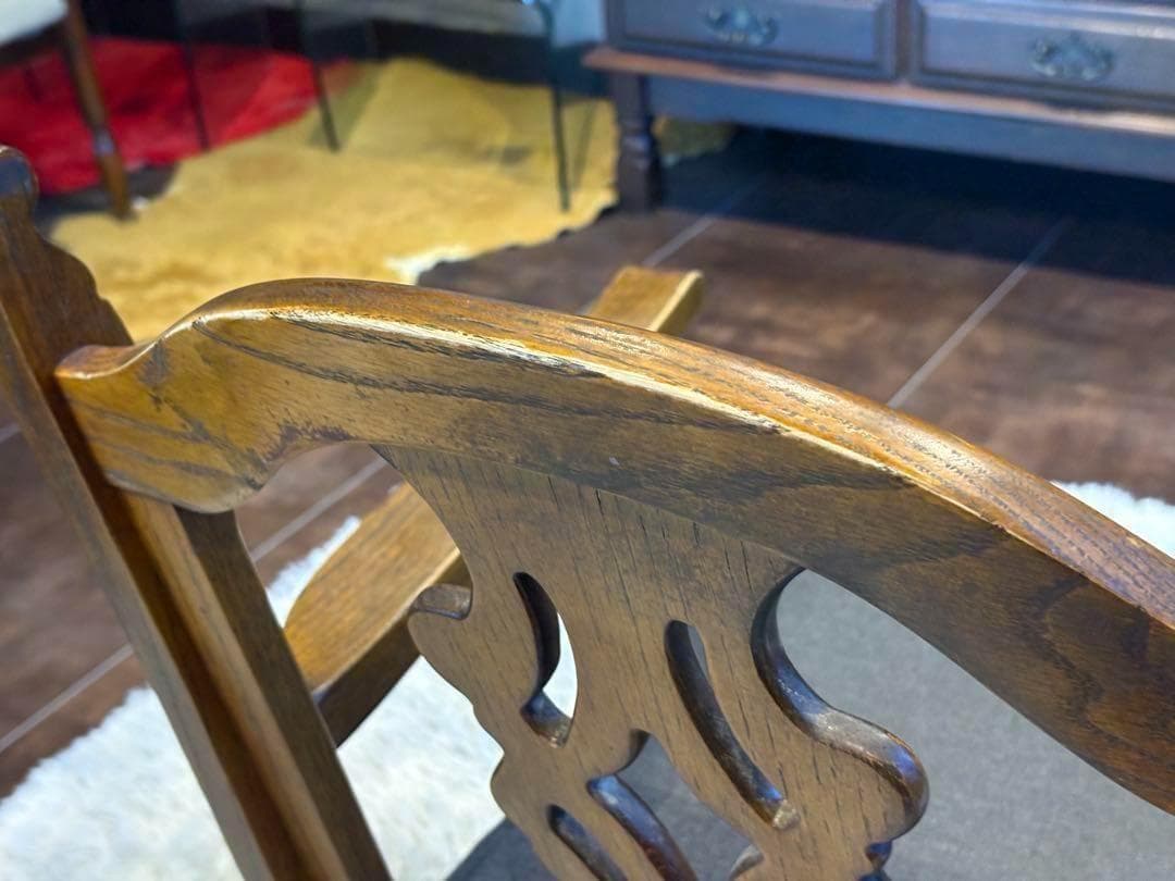 リメイク品　Brugge 三越ブルージュ　アームチェア　肘付き椅子 ny