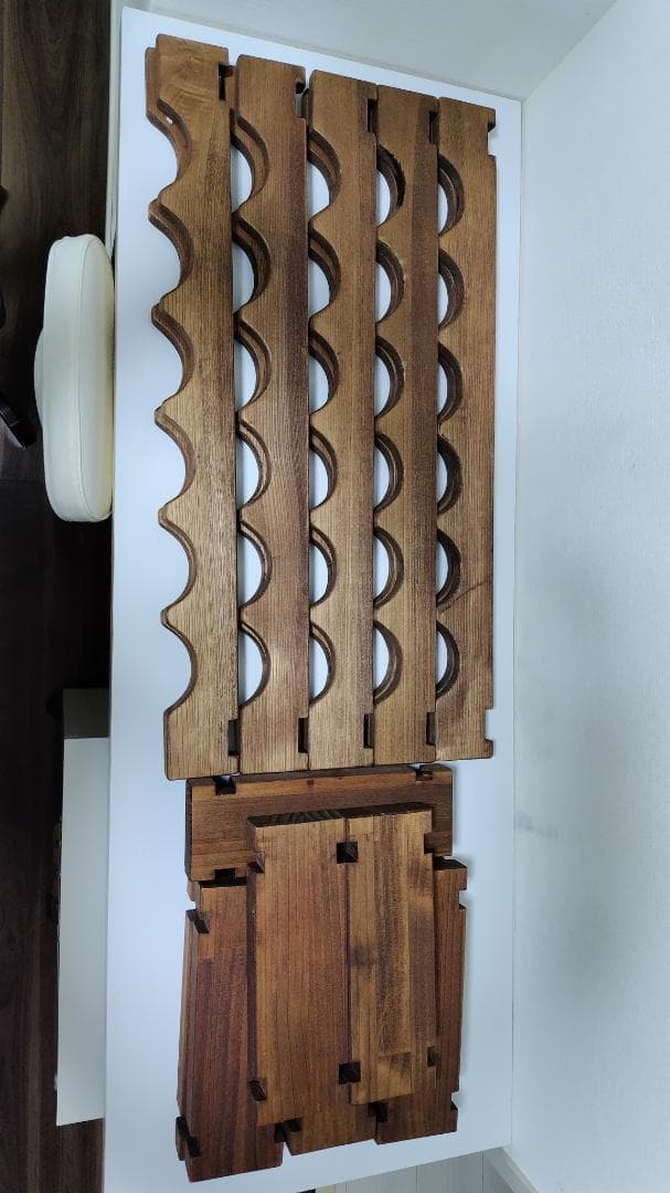 ワインラック 5段セット 30本収納 木製