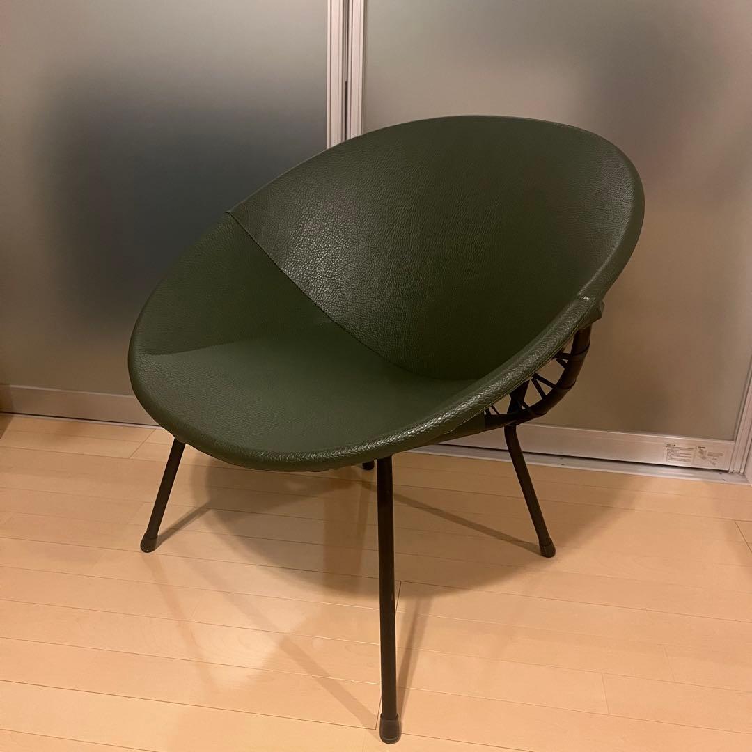 ダークグリーン シェルチェア
