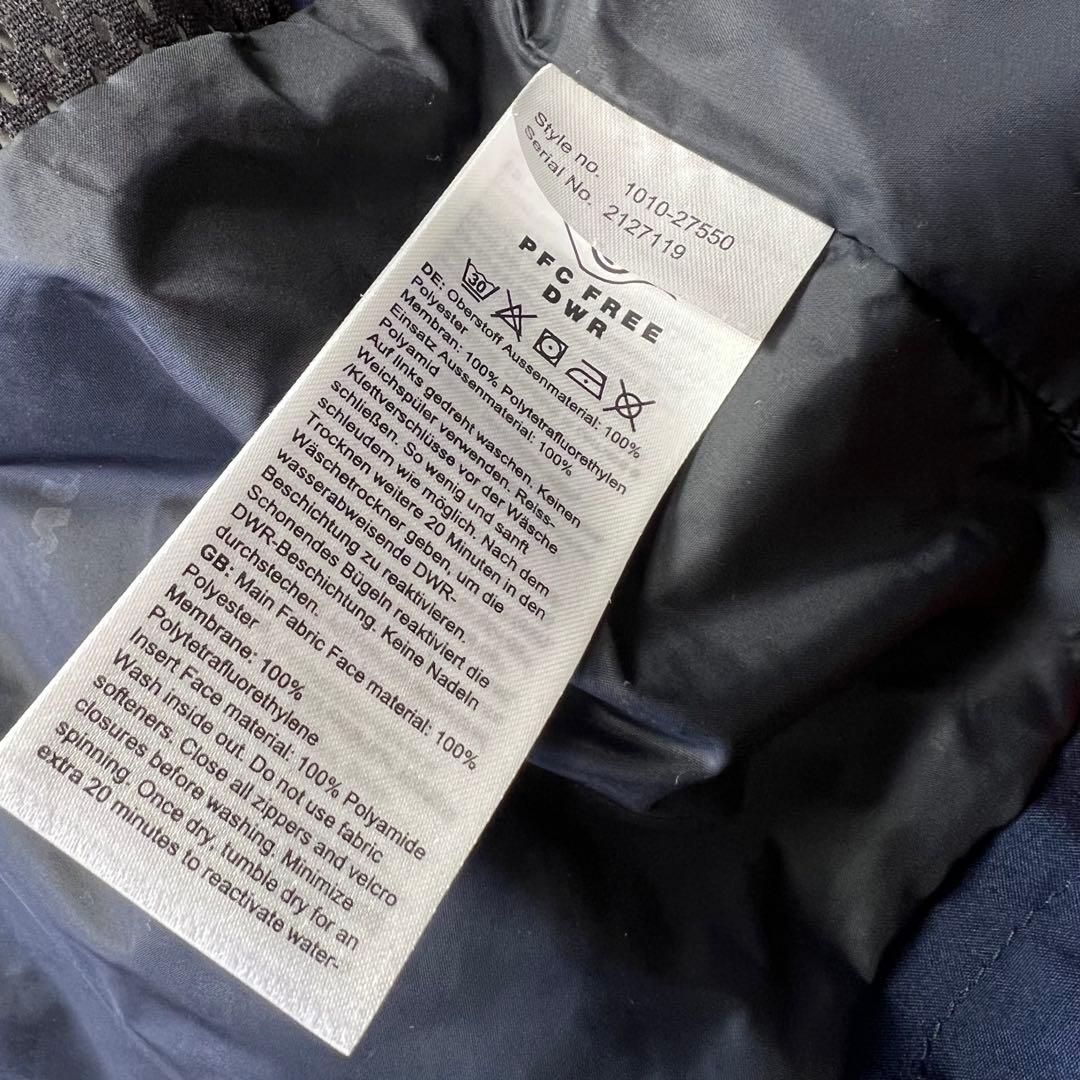 極美品　マムート　アヤコプロ　フーデッドジャケット　ゴアテックス　ネイビー　L