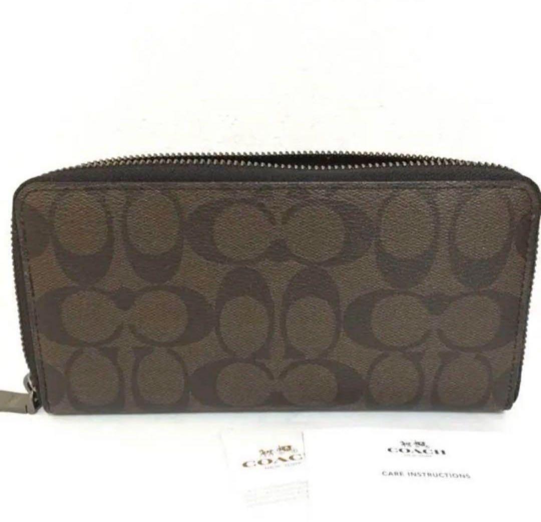 正規品★新品・未使用！コーチCOACH 長財布シグネチャー柄F58112