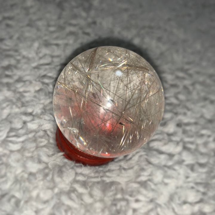 シルバールチルクォーツ　スフィア（丸玉）
