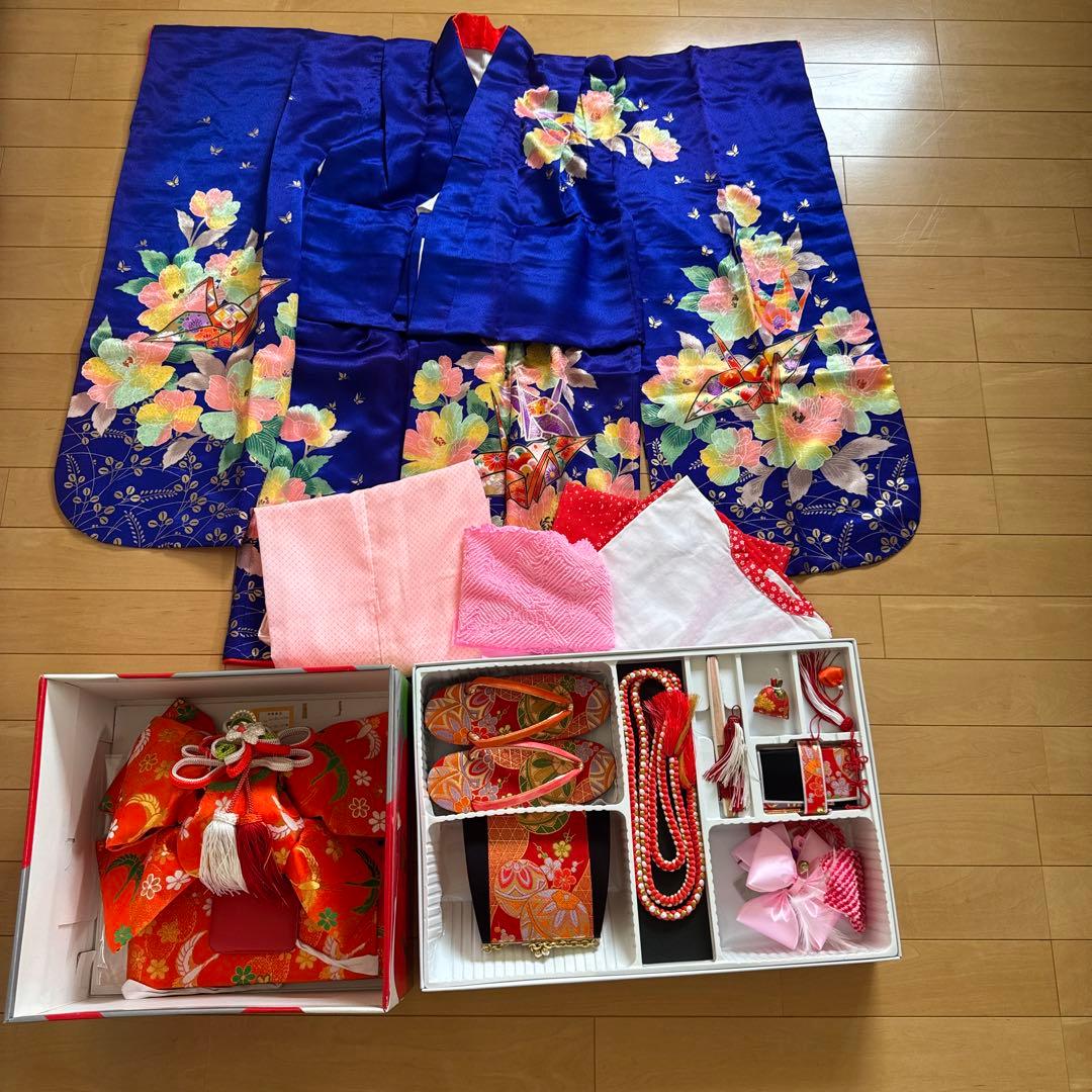 七五三 子供用 着物セット7歳