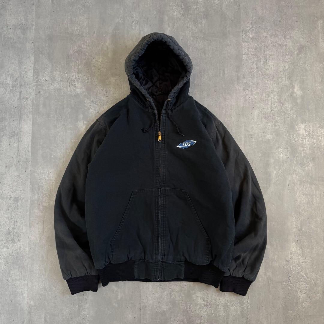 80~90s ノーブランド ダックジャケット グッドフェード M キルティング