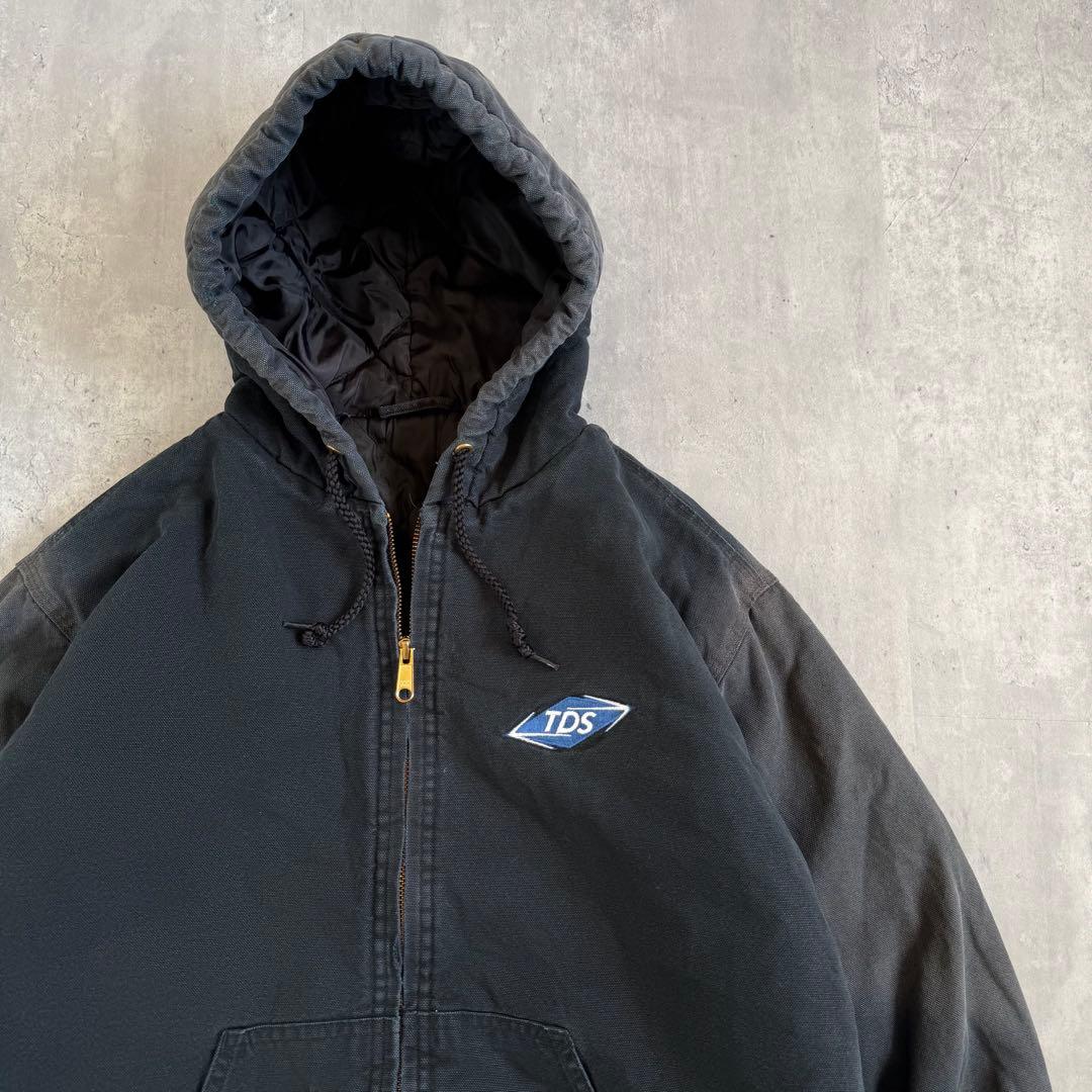 80~90s ノーブランド ダックジャケット グッドフェード M キルティング