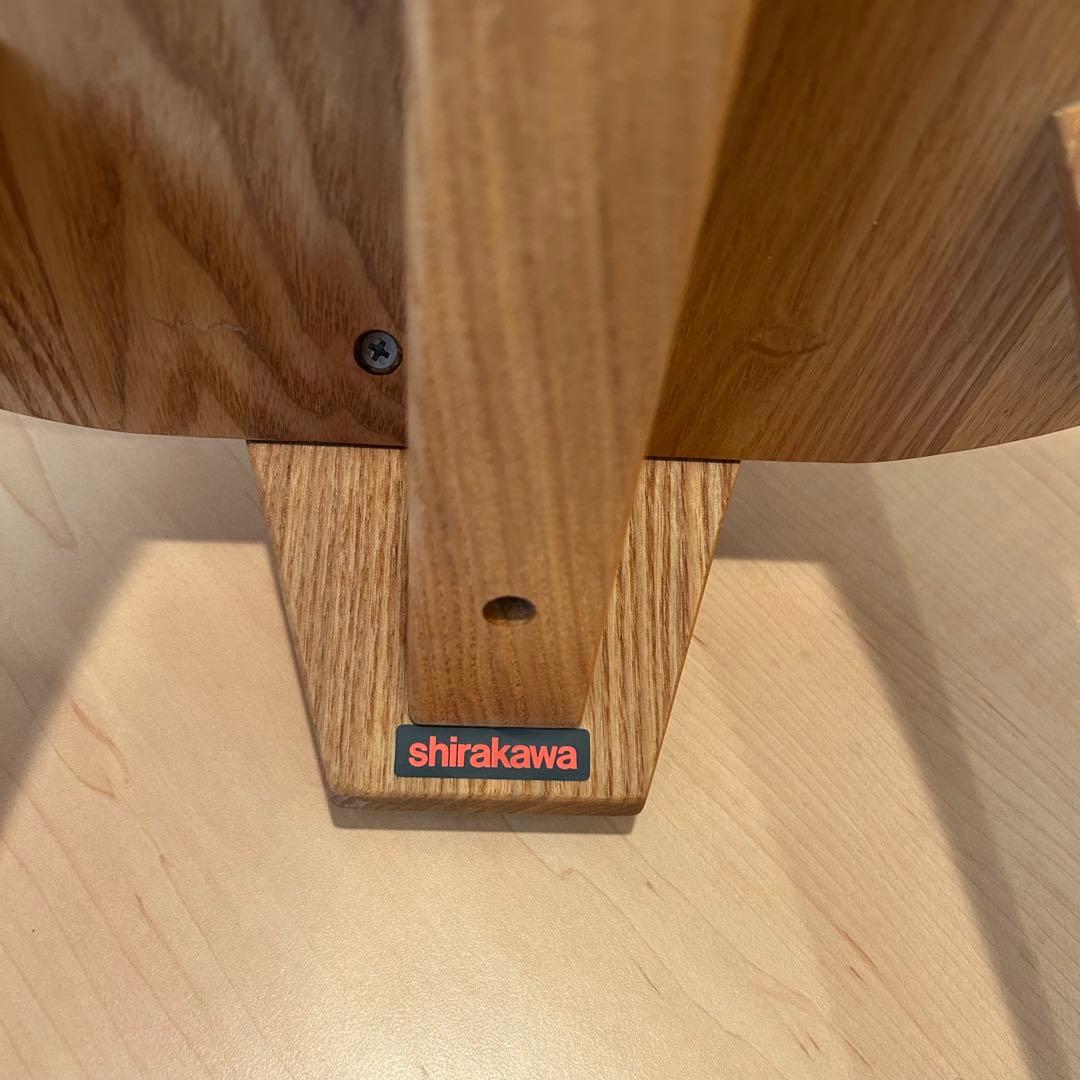 シラカワ 飛騨の匠工房シリーズ ダイニングチェア 2脚 直接引き取り可能