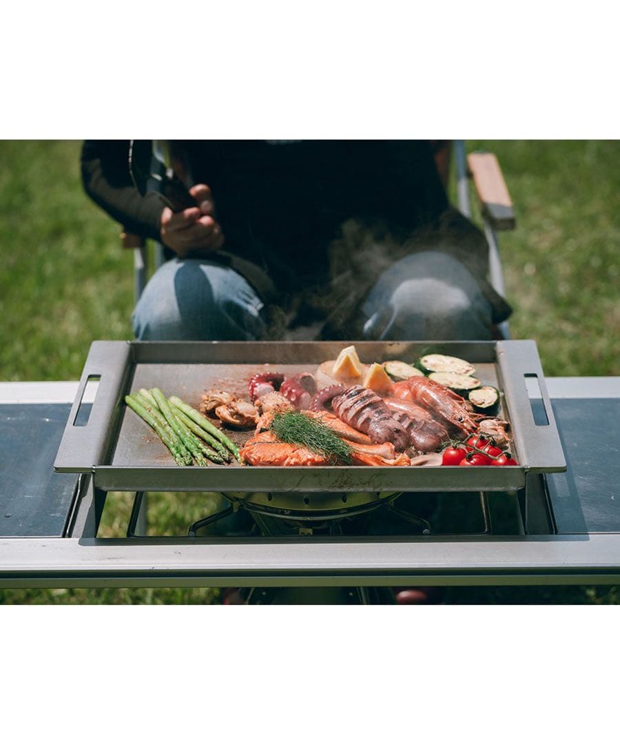 スノーピーク　オタフクソースコラボステンレスお好み焼鉄板