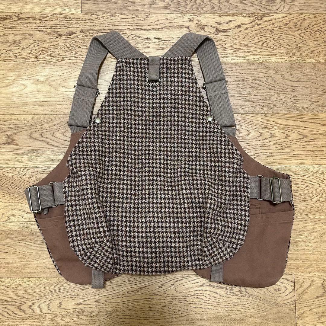 TAKE&SONS GAME VEST カスケット　ハリスツイード