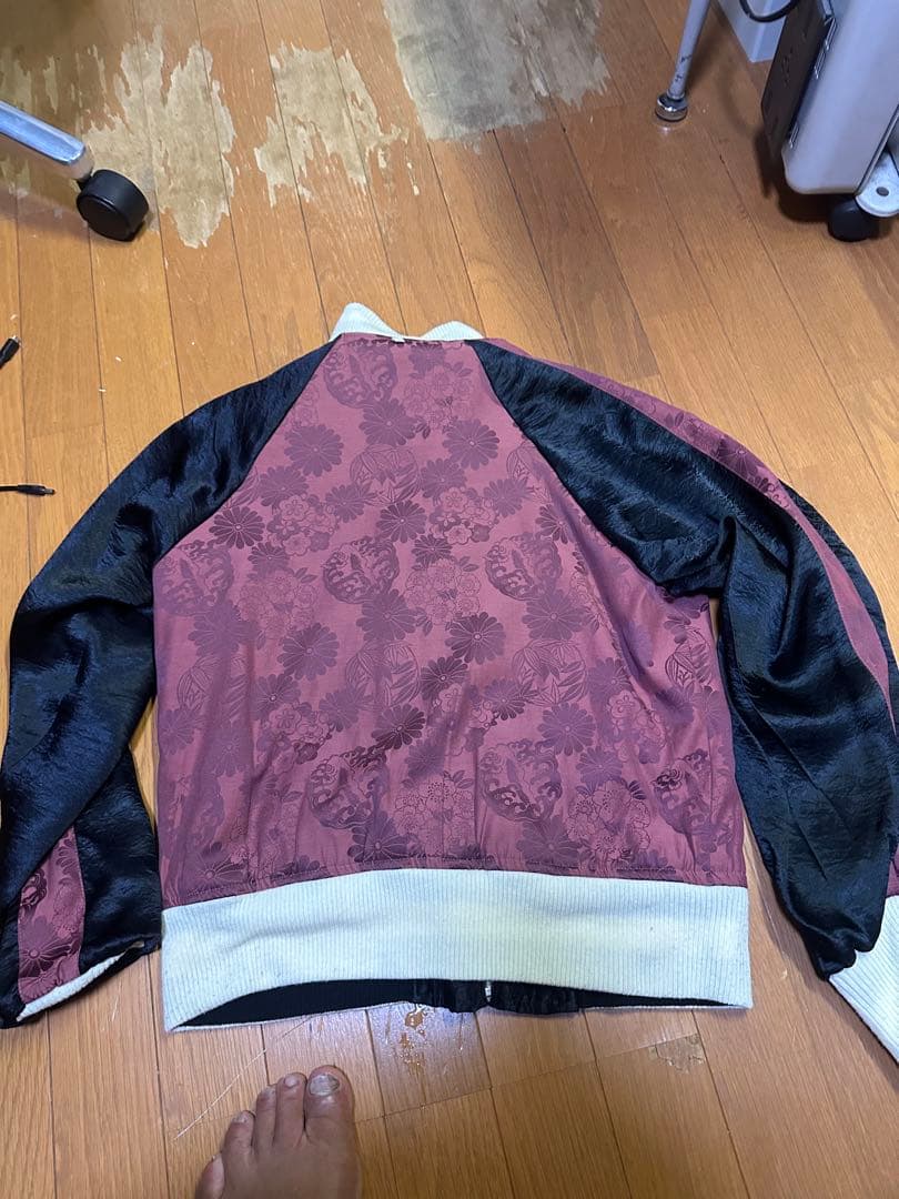 ドライボーンズ　スカジャン　リバーシブル