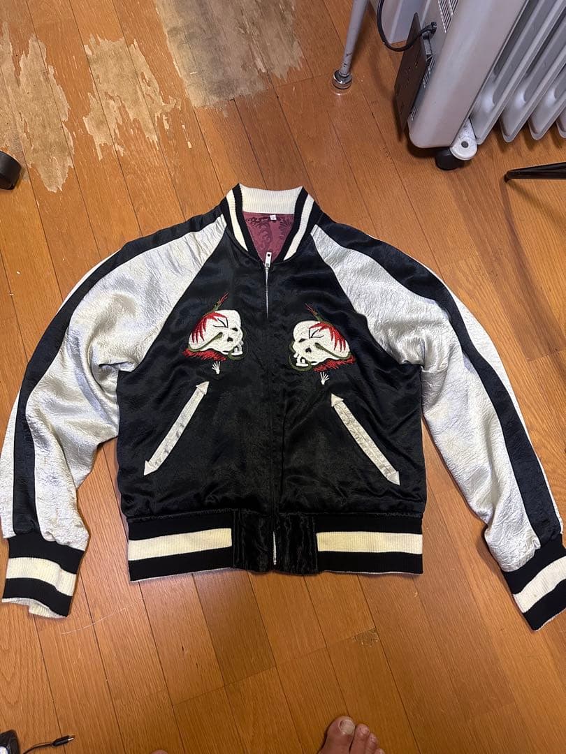 ドライボーンズ　スカジャン　リバーシブル