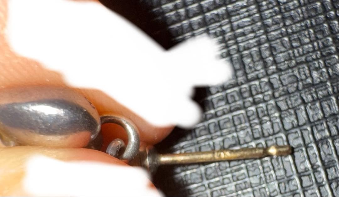 クロムハーツ　ピアス　ハートドロップピアス希少