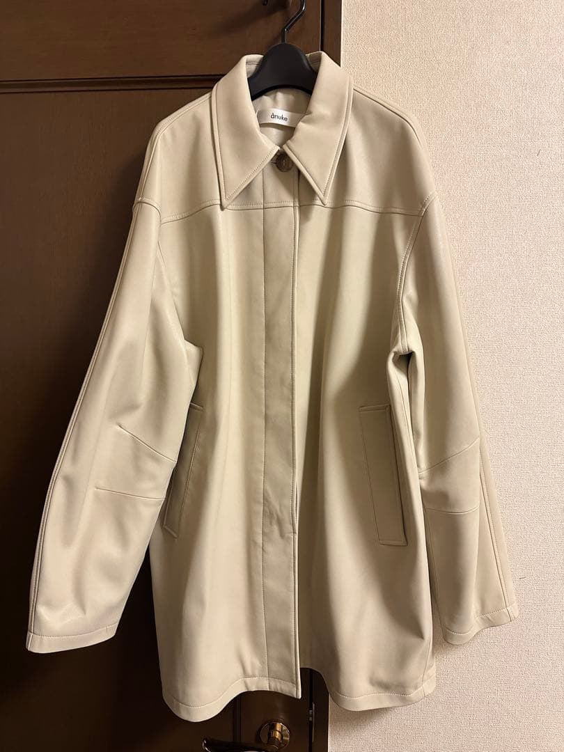 anuke Ecoleather Over Jacket サイズ38