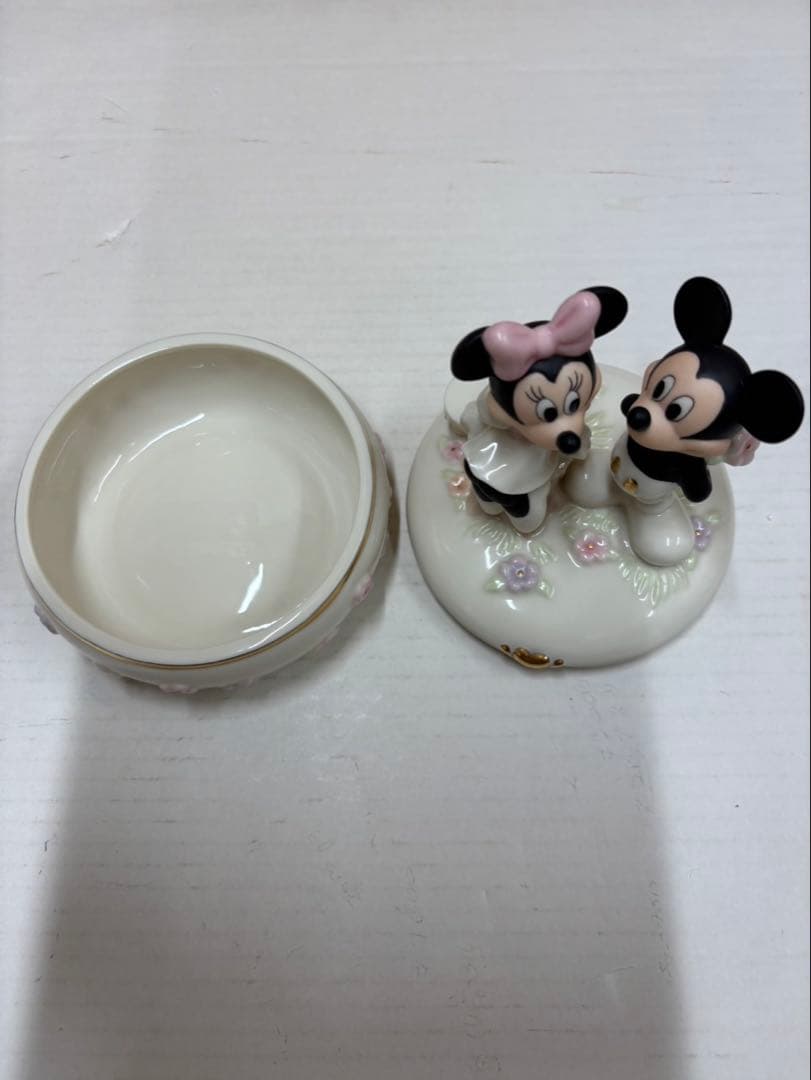 レノックス ミッキー、ミニー小物入れ