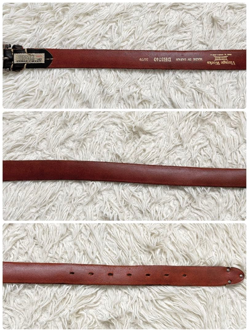 小物 Vintage Works DH5740 Leather belt 5Hole
